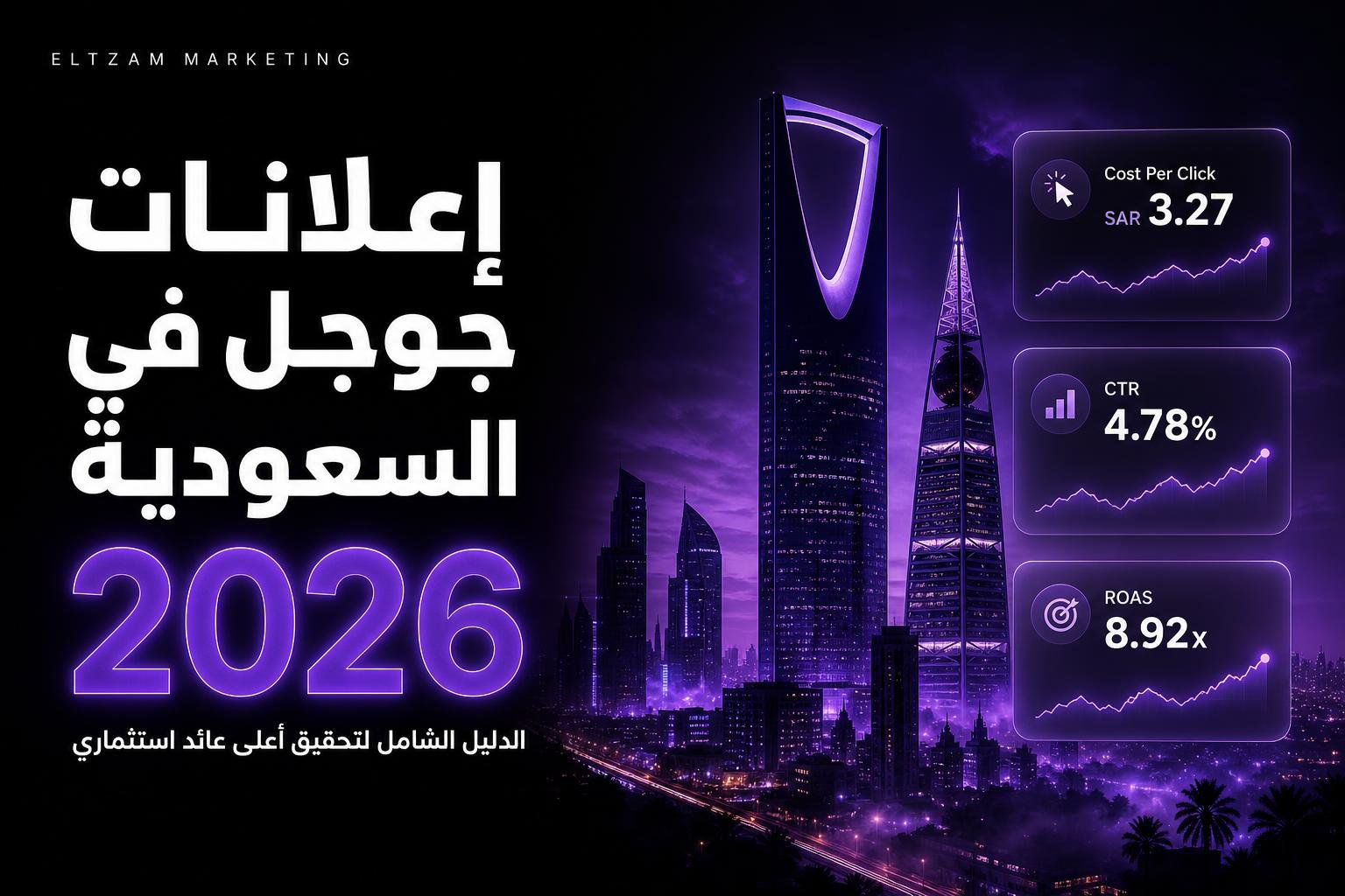 إعلانات جوجل في السعودية 2026 - الدليل الشامل لتحقيق أعلى عائد استثماري ROAS | التزام ماركتنغ