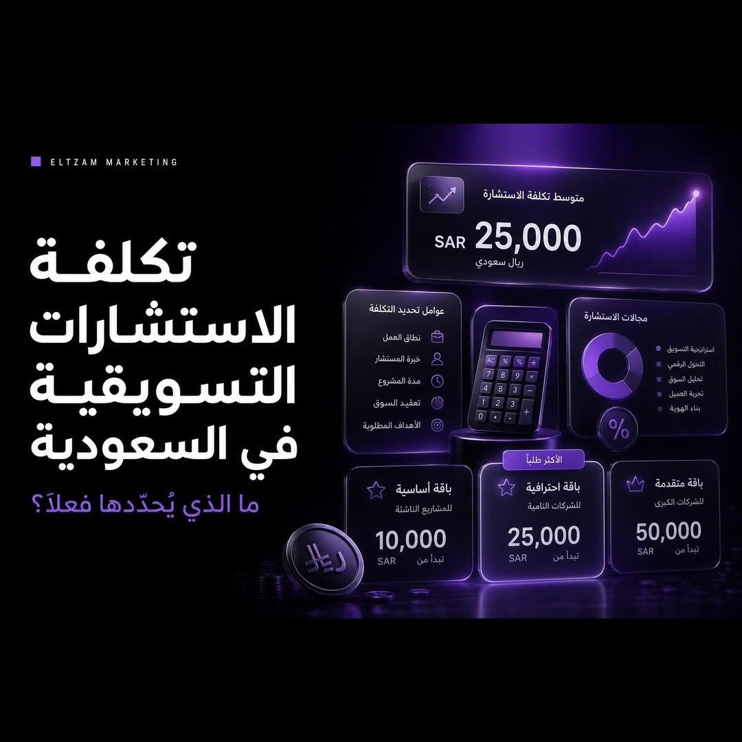 تكلفة الاستشارات التسويقية في السعودية 2026 وعوامل تحديد السعر | التزام ماركتنغ