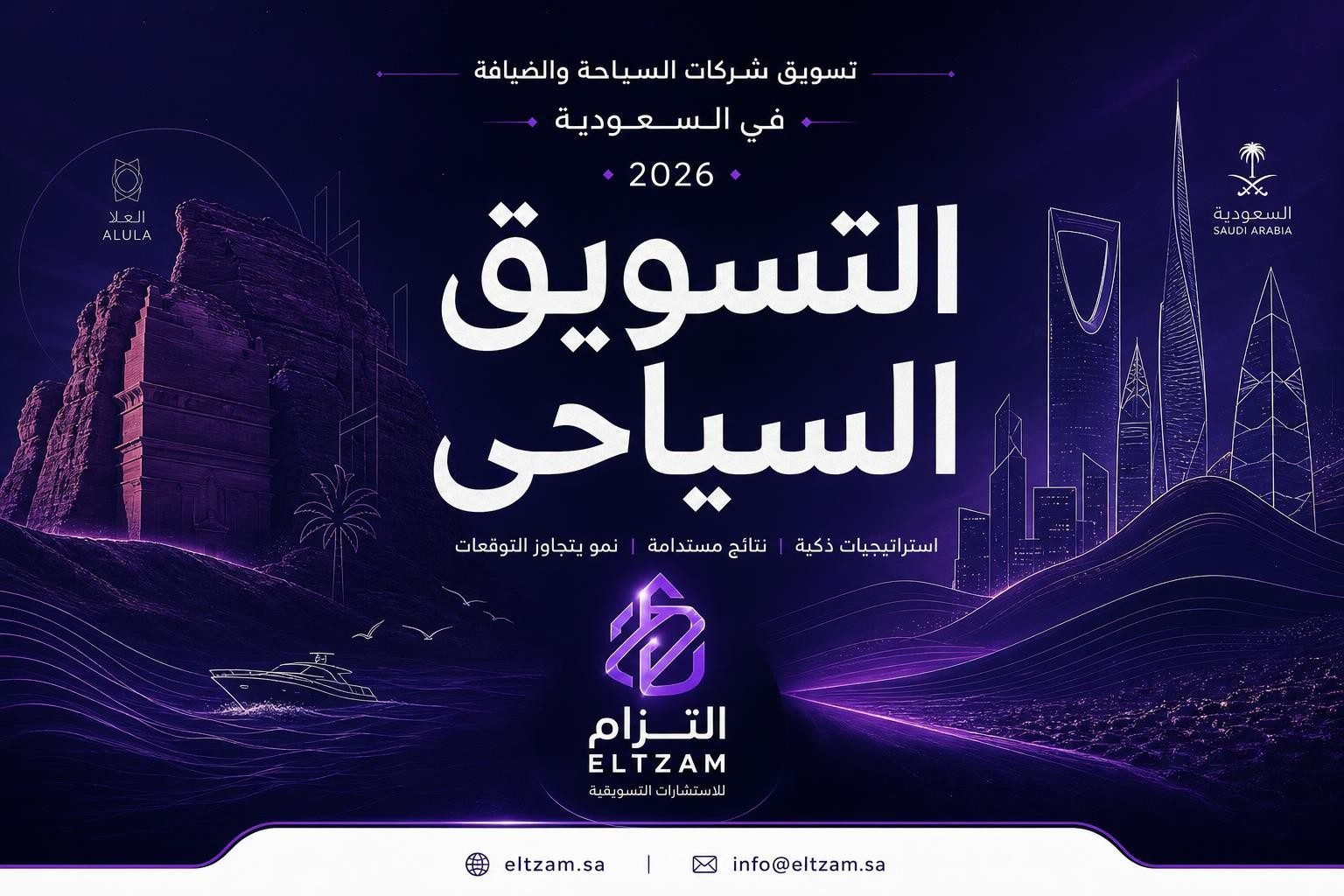 التسويق السياحي في السعودية 2026 — رؤية إلتزام الاستراتيجية